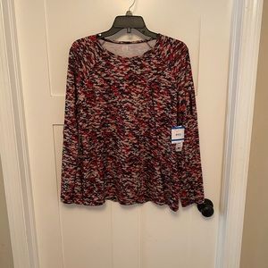 ANNE KLEIN SPORT moisture wicking workout top XL